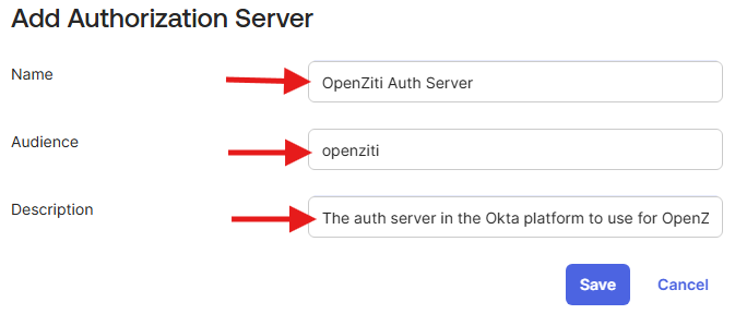 Add Authorization Server Details